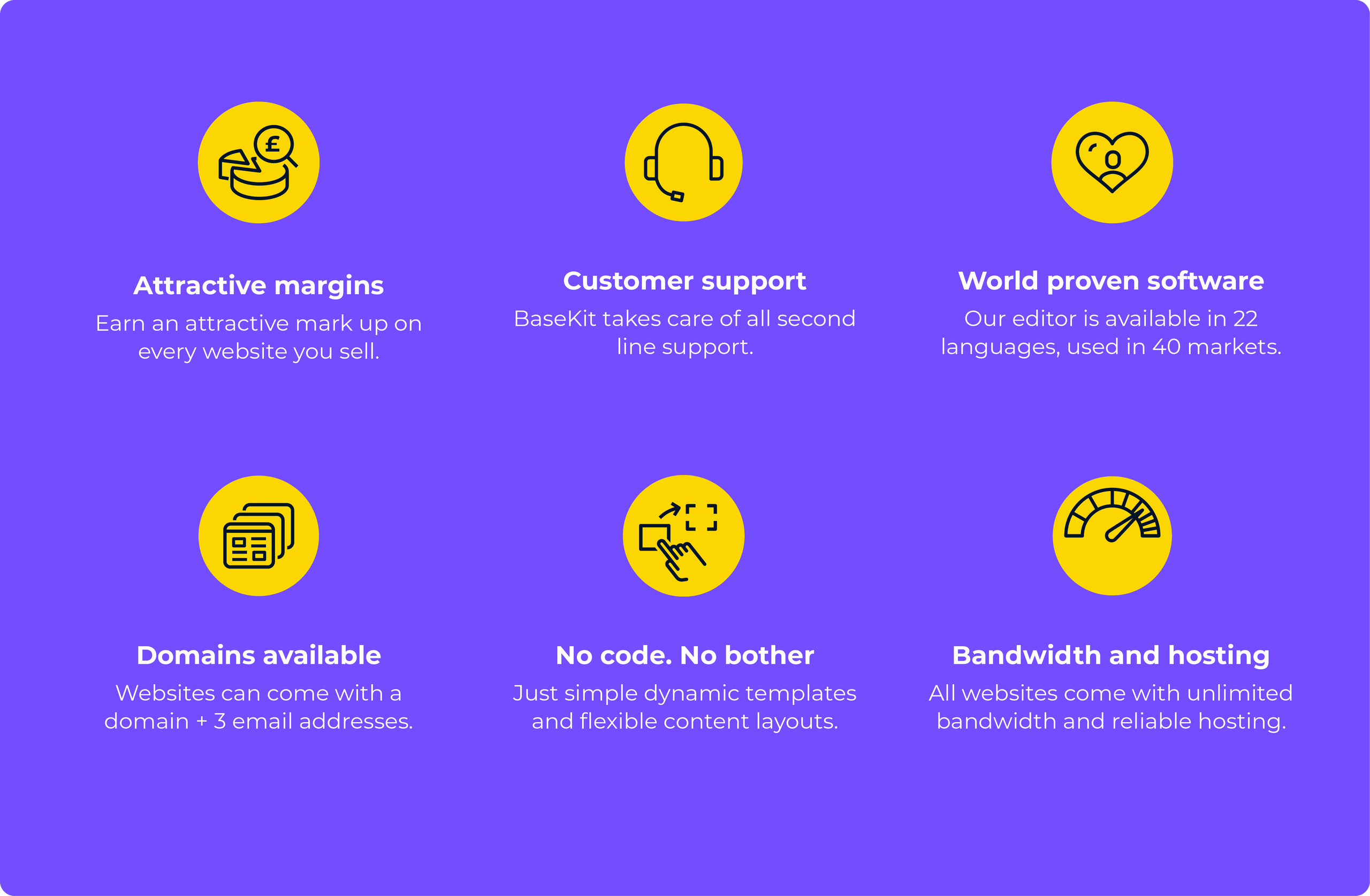 A little more of what you need from BaseKit
