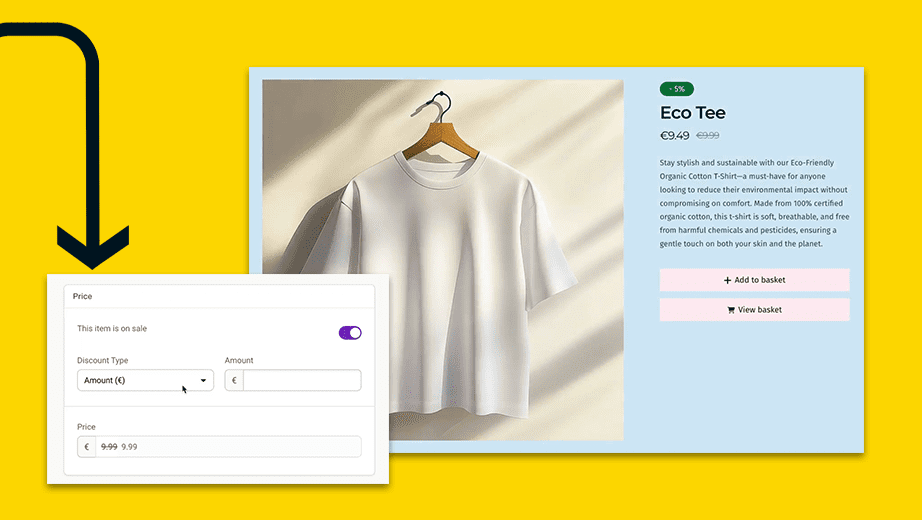 New BaseKit Store Feature : Product sale price