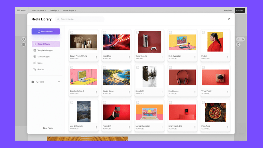 BaseKit roadmap media library