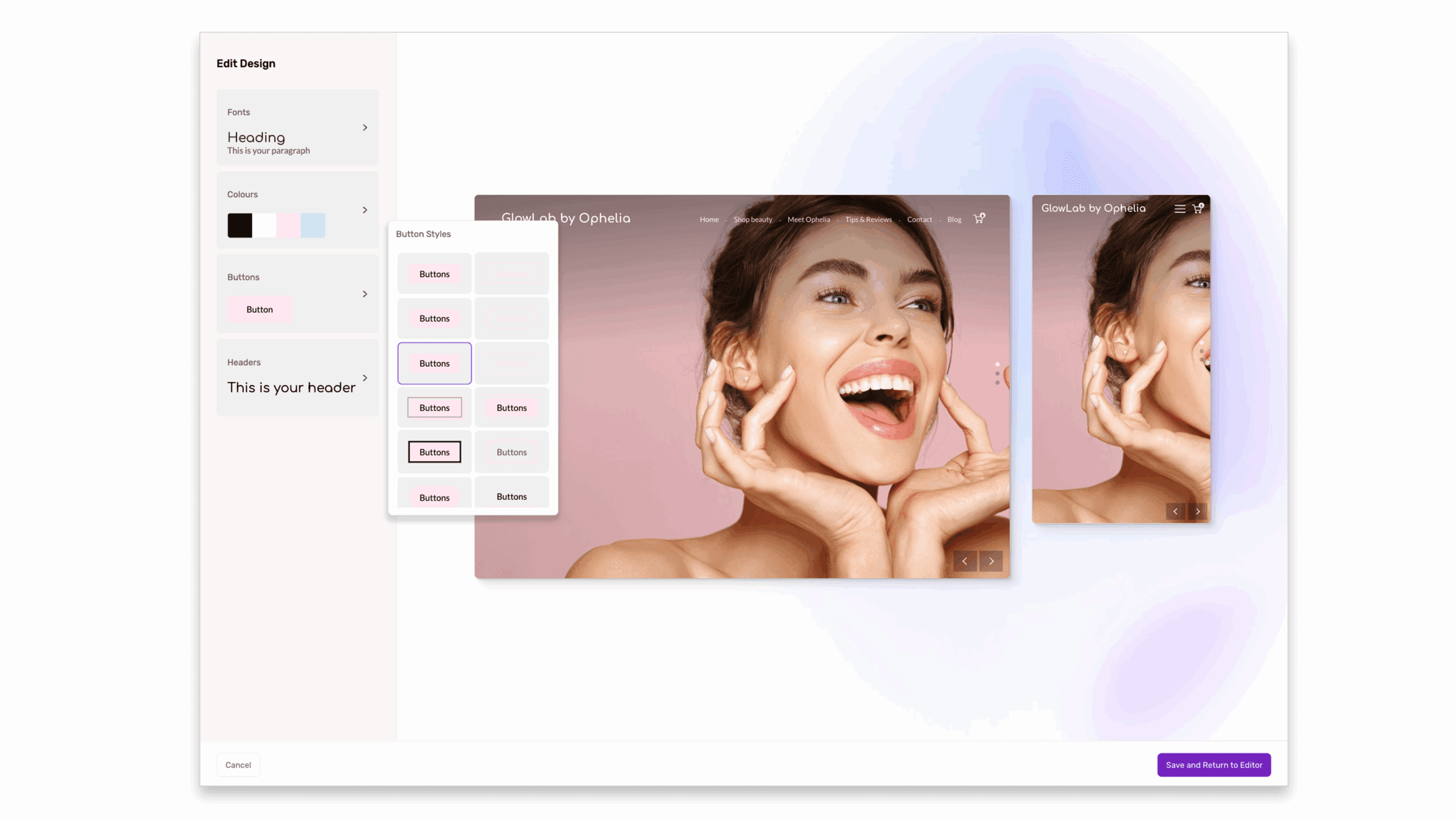 BaseKit Website Design Presets